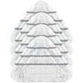 Miniatyrbild 1 av 4: 4 st Silvercrest Lidl Universal Ångmoppskydd Tillbehör För Ångrengörare