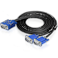 Miniatyrbillede 1 af 2: 1 Ind 2 Ud Split Screen VGA Kabel
