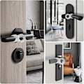 Miniatyrbild 2 av 3: PVC Dörrstopp 12-pack Dörrhandtagsdämpare Flexibla Dörrstopp för att Skydda Väggar & Möblers Integritet (Transparent, 442521mm)