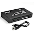 Miniatyrbild 4 av 4: Allt-i-ett 1 Minneskortläsare Usb Extern Sd Sdhc Mini Micro M2 Mmc Xd Cf Ms