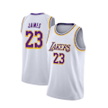 Miniatyrbild 1 av 2: Lakers #23 Ärmlös baskettröja för vuxna white L