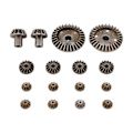 Miniatyrbillede 2 af 5: Opgrader Metal Gear 30T 16T 10T Differentiale Drivgear til 144001 12428 12429 12423 12429 RC Bil