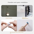 Miniatyrbillede 5 af 5: Justerbar Farve LED Natlys Menneskekrops Induktion Magnetisk Suge Intelligent Lysstyring Skabslys