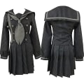 Miniatyrbillede 5 af 5: Danganronpa V3 Saihara Shuichi Detektiv Cosplay kostumer Jk Uniform Halloween kostumer til kvinder Anime nederdel L kostumesæt XXL