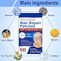 Miniatyrbild 5 av 5: Nagelreparationsplåster, Behandling för nagelsvamp, 124 Reparation av spruckna naglar, Vattentäta och andningsbara fotvårdsplåster