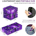 Miniatyrbilde 2 av 5: Infinity Cube Fidget Leke, 2 STK Finger Fidget Leker, Stress- og Angstlindrende Førskoleleke, Strømpestoppere for Voksne Barn, Tidsfordriv Kul Fidget