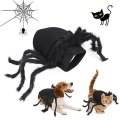 Miniatyrbillede 5 af 5: Hunde Halloween kostumer- Edderkop kostume til Halloween fest, til mellemstore små hunde katte hvalpe M