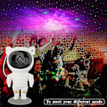 Miniatyrbilde 4 av 5: Astronaut Projektor Stjerneprojektor Galakseprojektor, med Timer & Fjernkontroll
