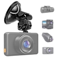 Miniatyrbild 4 av 5: Bilfäste för Dashcam med Sugkopp och 6 Adaptrar, 360 Grader Vridbart Fäste för Körning