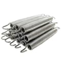 12-pack 6,5 tums studsmatta fjäderstål ersättningssats för extra studs studsmatta tillbehör silver Silver