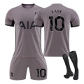 Miniatyrbillede 1 af 2: 23-24 ny Tottenham udetræningsdragt trøje sportstøj NO.10 KANE XS