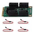 Miniatyrbillede 1 af 5: Udvidelsesadapter PCIE til SATA Udvidelseskort