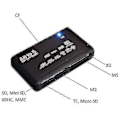 Miniatyrbild 3 av 4: Allt-i-ett 1 Minneskortläsare Usb Extern Sd Sdhc Mini Micro M2 Mmc Xd Cf Ms