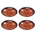 Pikkukuva 1 / 5: 5,8 cm 12V DC Lokasuojan Sivuvilkut Vedenpitävät Sopivat Ford F-sarjaan 1999–2010 (4 kpl Amber L)
