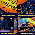 Pikkukuva 4 / 5: Hyvää Halloween-banneri, Halloween-bannerikoristeet, iso kangas Halloween Photo Booth -kyltin tausta, riippuva Halloween-banneri Kuulinnalla Pa Red 185*110 cm