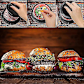 Miniatyrbillede 5 af 5: Burgerpresse Hamburger Madlavning Hamburgerpresse 3 I 1 Non-stick Burgerpresse_r