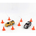 Miniatyrbild 4 av 5: Mini RC Bil, 1 Set Mikro Fjärrkontroll Bil med Vägspärrar Coca-Cola Burkar Design Kreativ Simulerings Racing Bil Leksak Barn Present Blå En Storlek