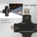 Miniatyrbillede 3 af 5: 2 i 1 Type C USB Tester Farveskærm LCD Digital Multimeter, USB C Spænding Strøm Voltmeter Amper