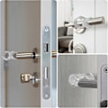 Miniatyrbild 3 av 3: PVC Dörrstopp 12-pack Dörrhandtagsdämpare Flexibla Dörrstopp för att Skydda Väggar & Möblers Integritet (Transparent, 442521mm)