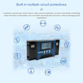 Miniatyrbillede 3 af 5: 100A MPPT Solcelle Opladningscontroller 12/24V Auto Fokus Solpanel Controller Batteri Intelligent Regulering