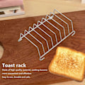 Miniatyrbillede 2 af 4: 2 stk. Toastbrød Rack Holder 8 Skive Huller Værktøj Køle Gitter Brød Rack Air Fryer Tilbehør Organizer