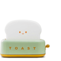 Miniatyrbillede 1 af 5: Toaster Lampe, Toast Natlampe Sød LED, USB Genopladelig, Dæmpbar Varm Toast Lampe med Timer (Grøn)