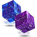 Miniatyrbilde 1 av 5: Infinity Cube Fidget Leke, 2 STK Finger Fidget Leker, Stress- og Angstlindrende Førskoleleke, Strømpestoppere for Voksne Barn, Tidsfordriv Kul Fidget