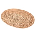 Pikkukuva 1 / 5: Rottinkipunos Pöytätabletit Soikeat Pyöreät Pöytämatot Liukumattomat Lämmönkestävät Tabletit Luonnollinen Monikäyttöinen
