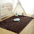 Miniatyrbild 4 av 5: Tflycq Soft Fluffy Area Mattor För Sovrum Barnrum Plysch Shaggy Nursery Matta Furry Throw Mattor För Pojkar Flickor, College Sovsal Fuzzy Mattor Vardagsrum Ho Coffee 4 * 5.2 Feet