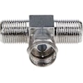 Miniatyrbilde 3 av 4: 2-veis antenne splitter / 1 inngang til 2 utganger Rf Tv Freeview/push Style - Ya