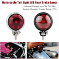 Miniatyrbilde 2 av 5: LED Baklys Bremselys Moto LED for Chopper Cafe