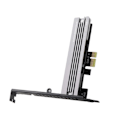 Pikkukuva 1 / 5: M.2 SSD NVME - PCIE 4.0 X1/X4/X8/X16 -muunninadapteri jäähdytyselementillä PCI Express -laajennuskortille