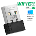 Miniatyrbild 3 av 5: Trådlös WiFi 6 Adapter AX286 802.11Ax 2.4GHz Fri Drivrutin USB Nätverkskort För Win7/10/11 Dator M