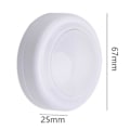 Miniatyrbillede 2 af 2: 6 stk. Natlampe med 16 Farver Skiftende LED Puck Lys