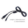 Miniatyrbillede 3 af 5: Digital Kamera USB Data Synkroniseringskabel 8Pin Opladerledning 1/1.5M Længde Opladerkabel Billeder Synkroniserings Overførselsledning