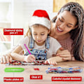 Miniatyrbild 2 av 5: Jul Diamantmålning Konst Kit - 5D DIY Tomtar Vinter Dekorationsset