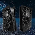 Miniatyrbillede 3 af 5: PS5 Plader med Ventilationsåbning, Grå Camouflage PS5 Plader med Sort PS5 Mellemskin, Hård ABS Stødsikker PS5 Udskiftningsskal Anti-ridse PS5 Dækplader