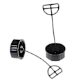 Miniatyrbillede 2 af 5: Universal brændstoftankdæksel til 43cc 52cc osv. Strimmer Hæk Hvid Græs