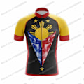 Pikkukuva 1 / 5: 2023 Filippiinit Pyöräilyneulesetti Kesä Pilipinas Pyöräilyvaatteet Set Maantiepyöräpaita Puku Pyörälappu shortsit MTB Urheiluvaatteet 18 M