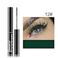 Miniatyrbillede 1 af 3: Farvet Mascara Langtidsholdbar Makeup Tyk Krøllet Hurtigtørrende Forlængende Til Kvinder Grøn