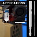 Miniatyrbillede 4 af 5: 10 stk. BL Touch Probe Pin Udskiftning, Smart Automatisk Seng Nivelleringssensor Probe Tips, 3D Printer Dyse