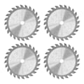 Pikkukuva 1 / 4: 4 kpl sahanterää 3000 rpm 85 mm 24T kovametallipyörösahanterä puun ja muovin leikkaamiseen 10 mm / 0,4 tuumaa
