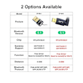 Miniatyrbilde 5 av 5: COMFAST USB Bluetooth Adapter 5.1 2.4GHz 3Mbps For Win10/11 PC Høyttaler Trådløs Musikk Lyd Øretelefon Mottaker Sender