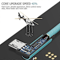 Miniatyrbillede 4 af 5: 1m 2m 3m Opladnings Micro Kabel Usb Stik Til 90 Graders Vinkel Micro Android Opladningsledning Konnektor TAO