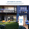 Pikkukuva 5 / 5: 4-kanavainen Zigbee Älykäs Valokytkinmoduuli AC 85-250V RF433 Vastaanota 10A Releet Toimii Alexa Assistantin, Tuya Smart Lifen kanssa