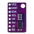 Miniatyrbild 2 av 5: 30205 MAX30205MTA Modul för mänsklig temperatursensor, hög precision, låg spänning