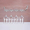 Miniatyrbillede 4 af 4: 27 cm x 11 cm Vinglasstativ, Redskabsholder, Rustfrit Stål Hjemmebar Glasstativ, Vinglasholder Krog, Vinglas Redskabsholder til Underskabe