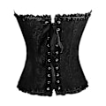 Pikkukuva 3 / 4: Tflycq Sexy Corsets Mekot naisille Plus Size -asu Overbust Burlesque korsetti ja minihame Set Tutu Corselet Black L