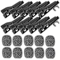 Miniatyrbillede 1 af 2: 10 stk. Mikrofon Revers Nåleclips Universal Mini Revers Lavalier Mikrofon Mic Clip Jernclips med 10 stk. Betræk
