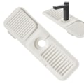 Miniatyrbillede 1 af 5: Vask Stænkbeskytter Beskyttende Opfangermåtte Silikone Afløbspude Vask Vandhane Beskyttermåtte Til Farmhouse Badeværelse Køkken Tøjvask Light Grey L